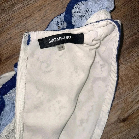 Sugar Lips Lace Ruffle Blouse - Picture 8 of 8